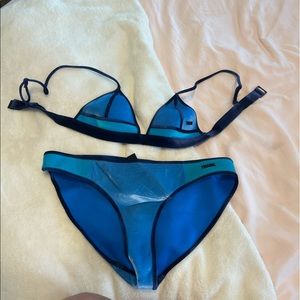 velvet triangl bikini